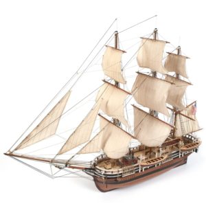 Dřevěný model plachetnice Essex v měřítku 1:60