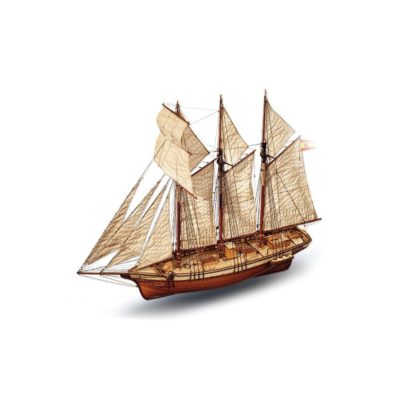 Dřevěný model lodi Esmeralda v měřítku 1:58