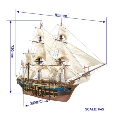 Model lodi HMS Bounty