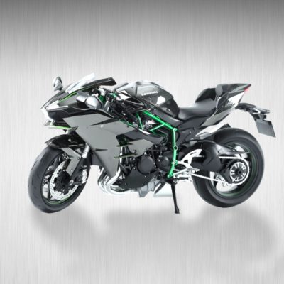 Plastikový model motocyklu Kawasaki Ninja H2 v měřítku 1:9.