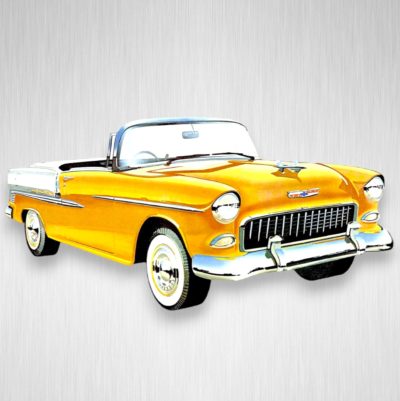 Model auta 1955 CHEVY BEL AIR CONVERTIBLE 1:16 SCALE MODEL KIT – AMT