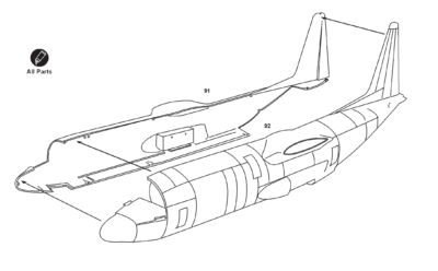 Model letounu 1/144 Lockheed C-130J-30 SuperHerc USAF