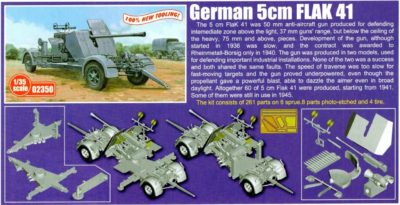 Model dela German 5cm FLAK 41