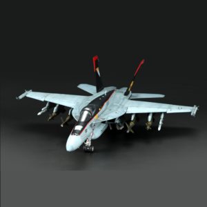 Plastikový model letounu F/A-18 v měřítku 1:48