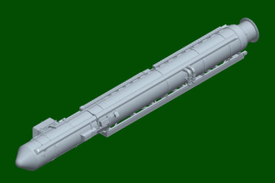 Model vojenskeho vozidla 15U175 TEL of RS-12M1 Topol-M ICBM complex