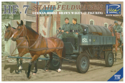 Jezdecké vozy German Hf.7 Horse drawn Steel field wage