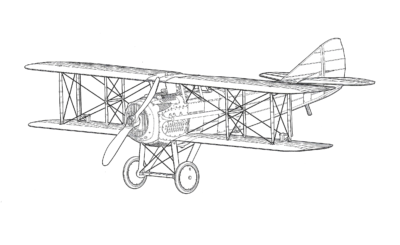 Model letounu Spad XIIIc1 (Early)