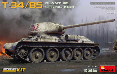 Model tanku T-34-85 Plant 112. Spring 1944. Interior Kit