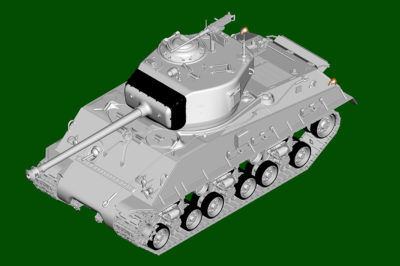 Model tanku M4A3E8 Sherman in 1:16