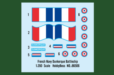 Model lodi French Navy Dunkerque Battleship