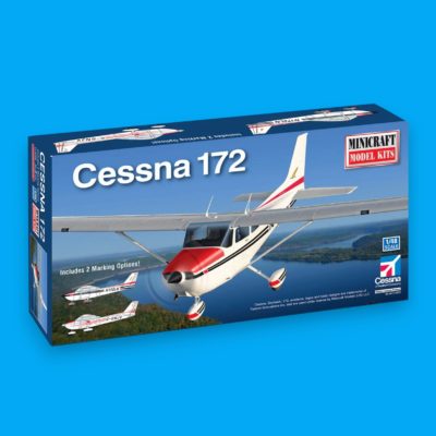 Plastikový model letadla Cessna v měřítku 1:48.