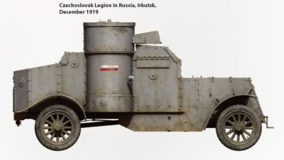 Model auta Austin Armoured Car Czechoslovak