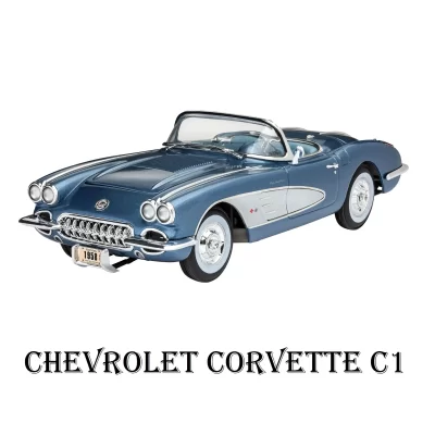 Plastikový model auta Chevrolet Corvette (C1) [1:24]