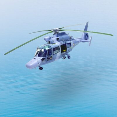 Plastikový model vrtulníku AS565 Panther v měřítku 1:35.