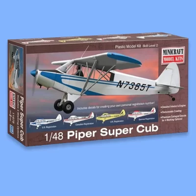 Plastikový model letounu Piper PA-18 Super Cub 1:48