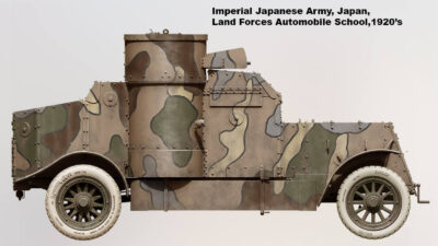 Model vojenského vozidla Austin Armored Car [1:35]