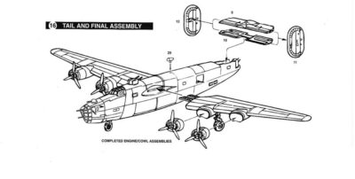 Plastikový model letounu Consolidated B-24 Liberator 1:72