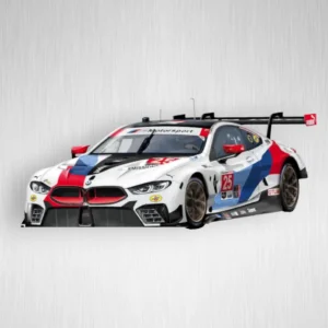 Plastikový model auta BMW M8 v měřítku 1:24.