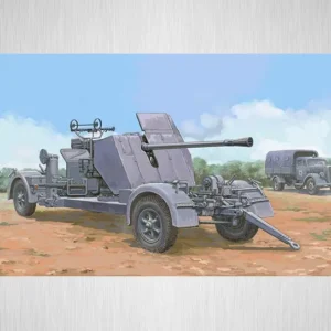 Plastikový model děla Flugabwehrkanone [1:35].