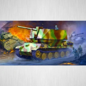 Model tanku 1:35 Flak tank with 8.8 cm Flak 36/37