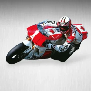 Plastikový model motorky Yamaha YZR500 v měřítku 1:12.