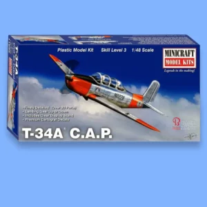 Plastikový model letounu T-34 v měřítku 1:48.