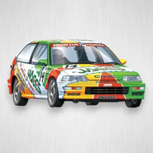 Plastikový model auta Honda Civic v měřítku 1:24.