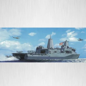 Plastikový model lodi San Antonio v měřítku 1:350.