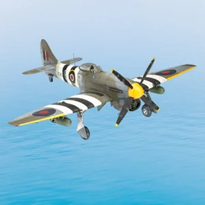 Plastikový model letounu Tempest v měřítku 1:32.