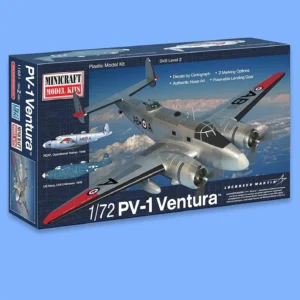 Plastikový model letadla PV-1 v měřítku 1:72.