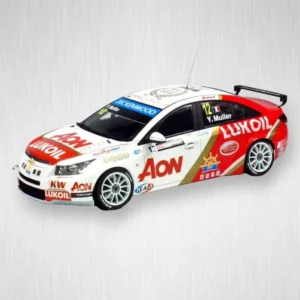 Plastikový model auta Chevrolet Cruze v měřítku 1:24.
