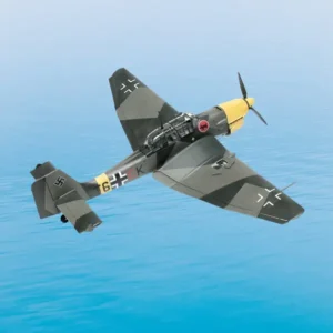 Plastikový model letadla Ju-87B v měřítku 1:24.