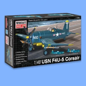 Plastikový model letounu F4U v měřítku 1:48.