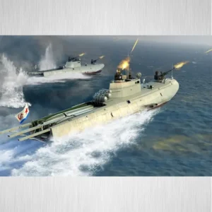 Plastikový model lodi typu G-5 v měřítku 1:35.