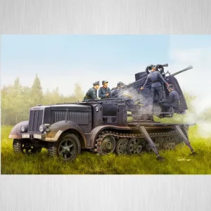 Model vojenského vozidla Sonderkraftfahrzeug 7 [1:35].