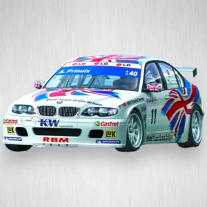 Plastikový model auta BMW 320i v měřítku 1:24.