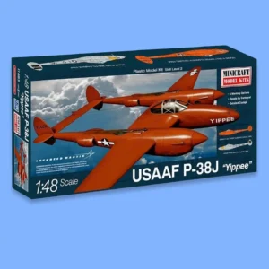 Plastikový model letounu P-38 v měřítku 1:48.