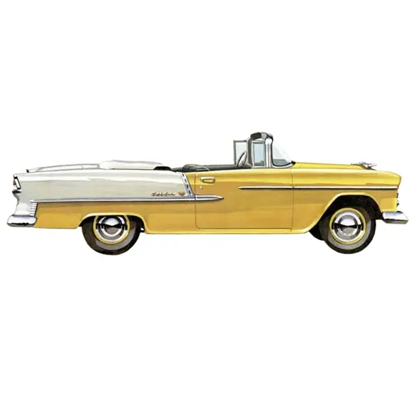 Model auta 1955 CHEVY BEL AIR CONVERTIBLE 1:16 SCALE MODEL KIT – AMT