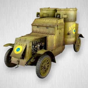 Plastikový model vojenského vozidla Austin-3 [1:35].