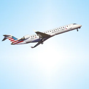 Plastikový model letadla CRJ700 v měřítku 1:72.