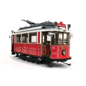 Dřevěný model tramvaje Istanbul v měřítku 1:24