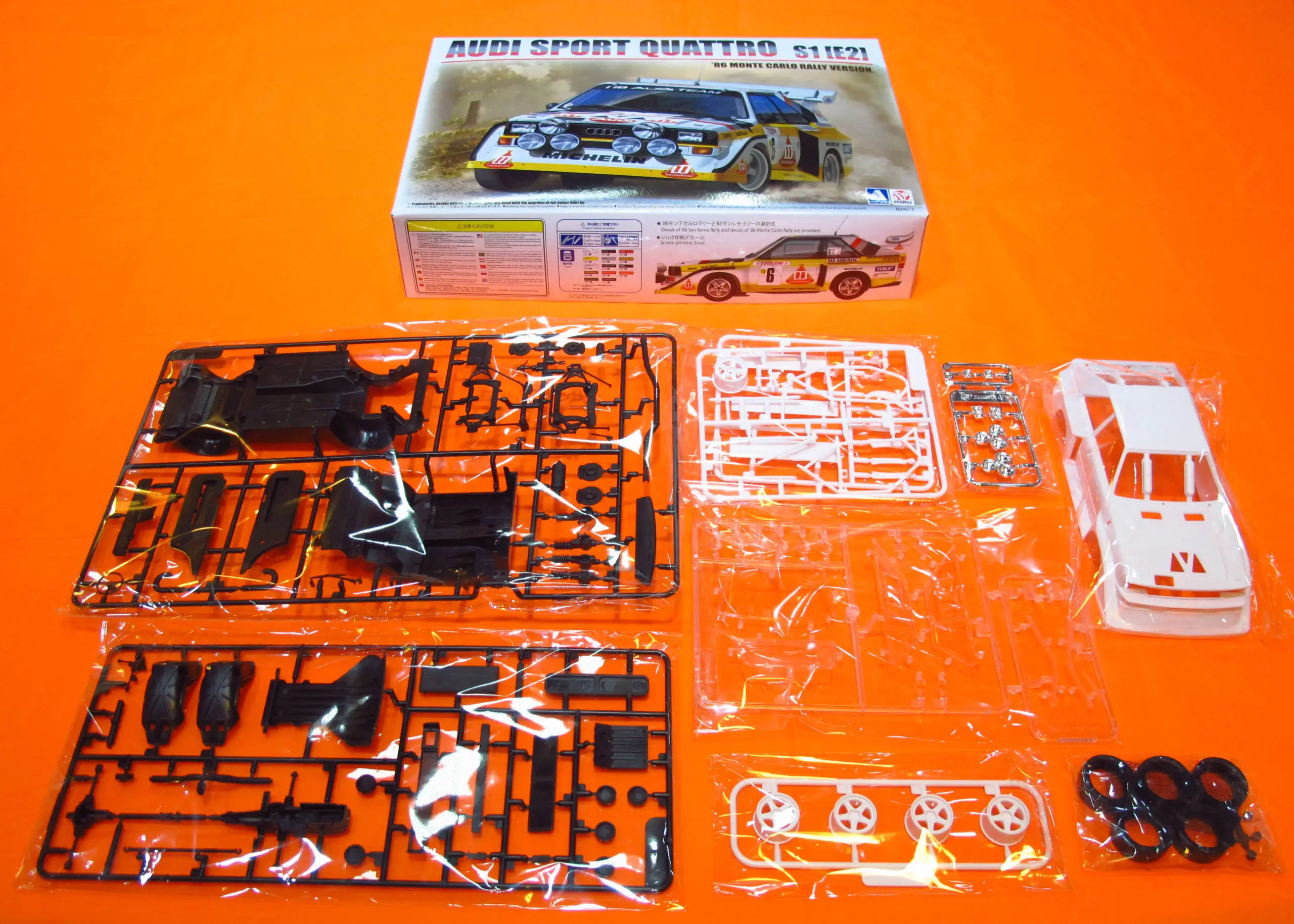 Model auta NUNU-BEEMAX: AUDI SPORT QUATTRO S1 (E2) in 1:24
