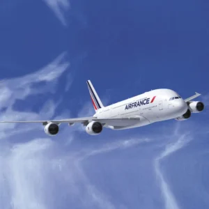 Plastikový model letounu A380 v měřítku 1:125.