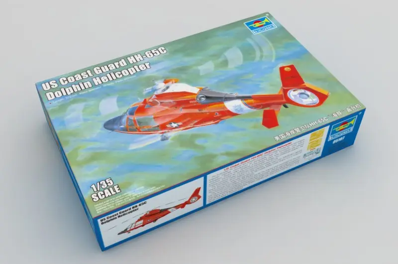 Model vrtulniku US Coast Guard HH-65C Dolphin Helicopter