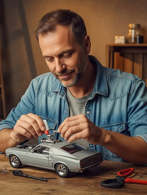 Stavění modelů. Relax a pořádné hobby